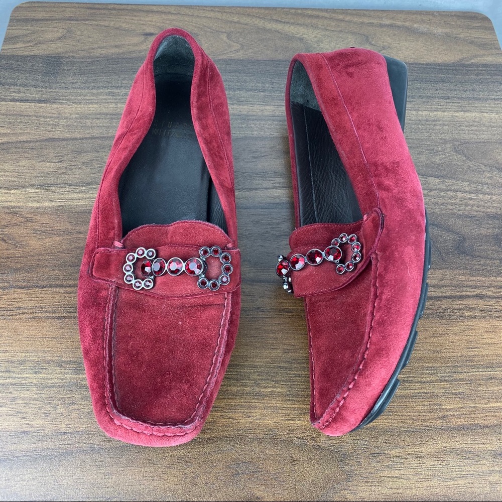Stuart Weitzman Suede Loafers